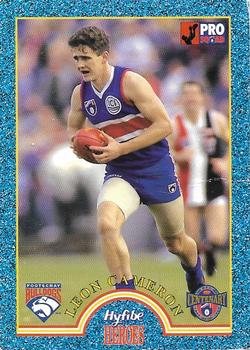 1996 Select Tip Top Hyfibe Heroes #6 Leon Cameron Front
